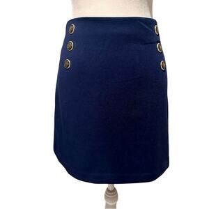 NWT Alexia Admor Navy Blue Mini Skirt, 6